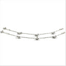 925 Sterling Silver Kids 1.0 mm Snake Chain Anklet - Style