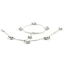 925 Sterling Silver Kids 1.0 mm Snake Chain Anklet - Style