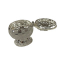 925 Sterling Silver Hallmarked Kumkum Box / Sindoor daan - Style