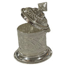 925 Sterling Silver Hallmarked Kumkum Box / Sindoor Daan - Style