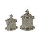 925 Sterling Silver Hallmarked Kumkum Box / Sindoor Daan - Style