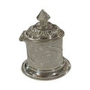 925 Sterling Silver Hallmarked Kumkum Box / Sindoor Daan - Style
