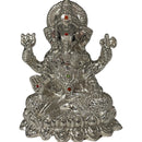 999 Pure Silver 3.0-inch BIG Ganesh & Lakshmi / Laxmi Idol / Statue / Murti (Figurine