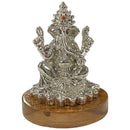 999 Pure Silver Ganesh & Lakshmi / Laxmi Idol / Statue / Murti (Figurine
