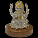 999 Pure Silver Ganesh & Lakshmi / Laxmi Idol / Statue / Murti (Figurine