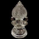 925 Sterling Silver Hallmarked BIG 130ml Capacity Lakshmi / Kamakshi Deepak (Diya) Pair