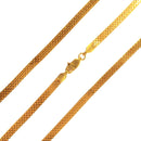 916 Twenty Two Karat (22K) Gold 3.5 /4.0MM Milan Chain