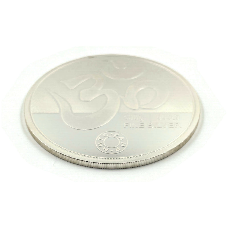 999 Pure Silver Ganesha Lakshmi MMTC Certified 100 Gram Sealed Coin