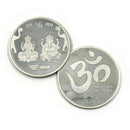 999 Pure Silver Ganesha Lakshmi MMTC Certified 100 Gram Sealed Coin