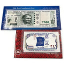 999 Pure Silver Five Gram RS500+RS1 Set Indian Rupee Replica