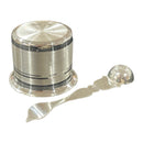 999 Pure Silver Hallmarked 80ml Capacity Holy Puja PanchPatra with Achmani Set - Set