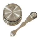 999 Pure Silver Hallmarked 80ml Capacity Holy Puja PanchPatra with Achmani Set - Set