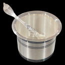 999 Pure Silver Hallmarked 140ml Capacity Holy Puja PanchPatra with Achmani Set - Set