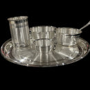 999 Pure Silver 11.0 Inch Hallmarked Light Weight Western Plate Dinner Set - Set