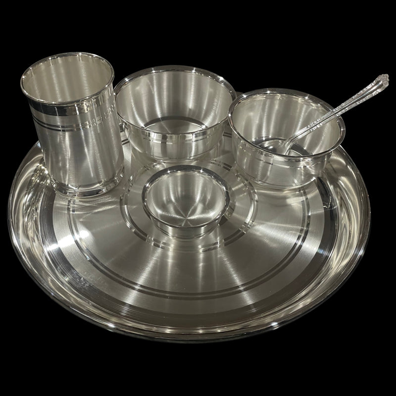 999 Pure Silver 11.0 Inch Dinner Set - Set