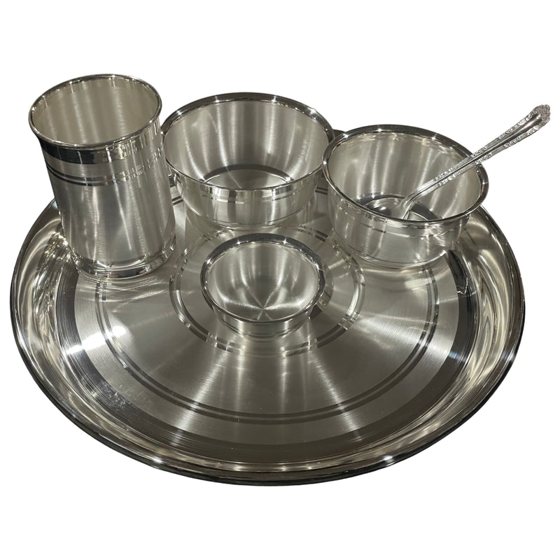 999 Pure Silver 11.0 Inch Dinner Set - Set