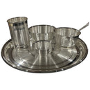 999 Pure Silver 11.0 Inch Hallmarked Light Weight Western Plate Dinner Set - Set