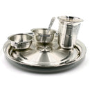 999 Pure Silver 9.0 Inch Hallmarked Light Weight Western Plate Youth Dinner Set - Set
