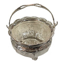 925 Sterling Silver Hallmarked Ashtha Lakshmi Puja Flower Basket - Style