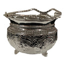925 Sterling Silver Hallmarked Ashtha Lakshmi Puja Flower Basket - Style