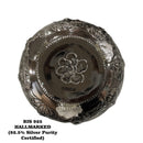 925 Sterling Silver Hallmarked Ashtha Lakshmi Puja Flower Basket - Style