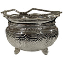 925 Sterling Silver Hallmarked Ashtha Lakshmi Puja Flower Basket - Style