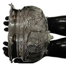 925 Sterling Silver Hallmarked Ashtha Lakshmi Puja Flower Basket - Style