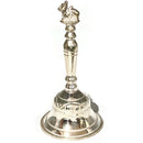 925 Sterling Silver Hallmarked Nandi Handle Puja Bell - Style