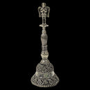 925 Sterling Silver Hallmarked Antique Style Garuna Handle Puja Bell