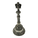 925 Sterling Silver Hallmarked Antique Style Garuna Handle Puja Bell