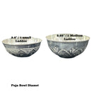 925 Sterling Silver Designer Small Puja Bowl - Style