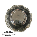 925 Sterling Silver Hallmarked Designer Puja Bowl - Style