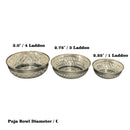 925 Sterling Silver Designer Puja Bowl - Style