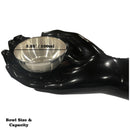 925 Sterling Silver Hallmarked Designer Engraving Puja Bowl - Style