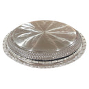925 Sterling Silver Hallmarked Designer SMALL Puja Plate - Style