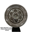 925 Sterling Silver Hallmarked Designer SMALL Puja Plate - Style