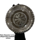 925 Sterling Silver Hallmarked Designer SMALL Puja Plate - Style