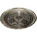 925 Sterling Silver Hallmarked Designer Puja Plate - Style