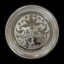 925 Sterling Silver Hallmarked Designer BIG Puja Plate - Style