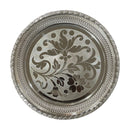 925 Sterling Silver Hallmarked Designer BIG Puja Plate - Style