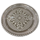 925 Sterling Silver Hallmarked Designer BIG Puja Plate - Style