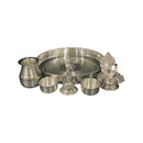 925 Sterling Silver Certified / Hallmarked 6.0-inch Puja Set - 6.0" Set