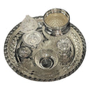 925 Sterling Silver 7.5 inch Puja Exclusive Hallmarked Set - 7.5" Set