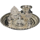 925 Sterling Silver 7.5 inch Puja Exclusive Hallmarked Set - 7.5" Set