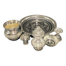 925 Sterling Silver 7.5 inch Puja Exclusive Hallmarked Set - 7.5" Set