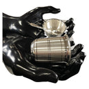 999 Pure Silver Hallmarked Anna Prasanam 75ml Glass, 70ml Bowl & Spoon Set - 2.5-inch Set