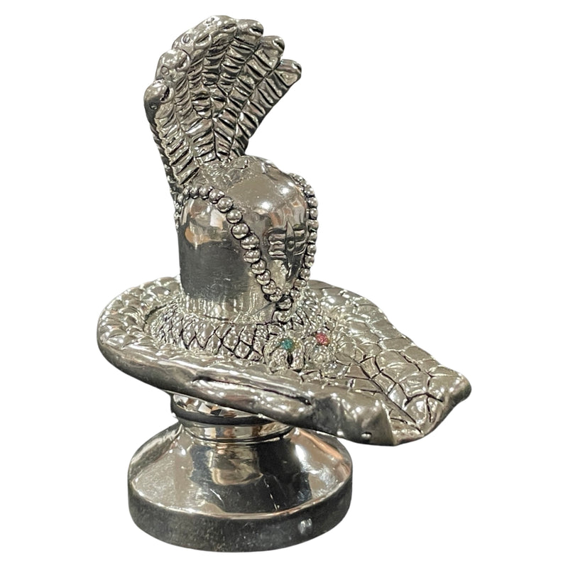 999 Pure Silver Shiva Lingam idol / Statue / Murti (Figurine