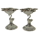 925 Sterling Silver Hallmarked Designer STAR Diya Pair -