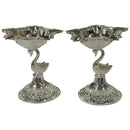 925 Sterling Silver Hallmarked Designer STAR Diya Pair -