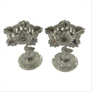 925 Sterling Silver Hallmarked Designer STAR Diya Pair -